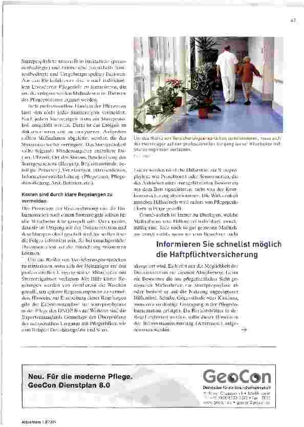 Vorschauseite 2: Vorsorge macht sich bezahlt