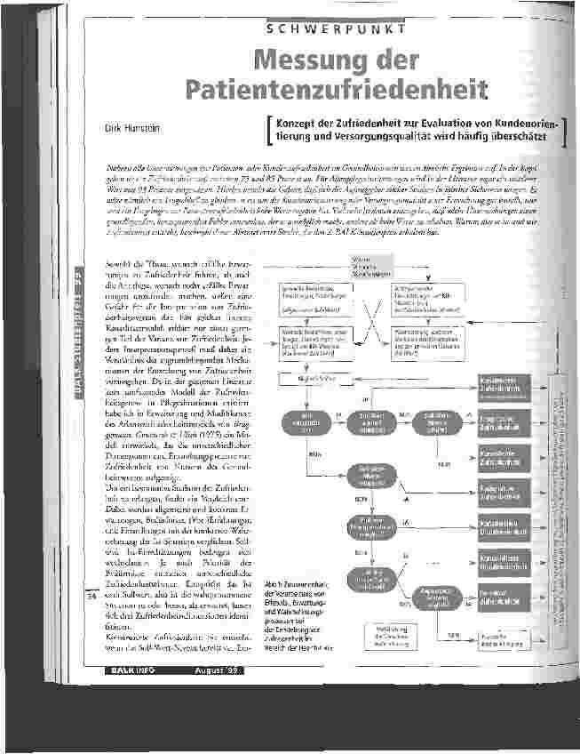 Vorschauseite 1: Messung der Patientenzufriedenheit