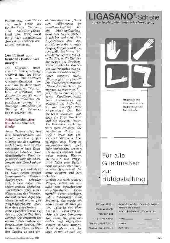 Vorschauseite 4: Braun-Preis 98. Das Krankenhaus von übermorgen 1. Platz für Schulen im Sozialund Gesundheitswesen. Krankenpflegeschule am DRK-Krankenhaus Wilhelm Augustea, Ratzeburg