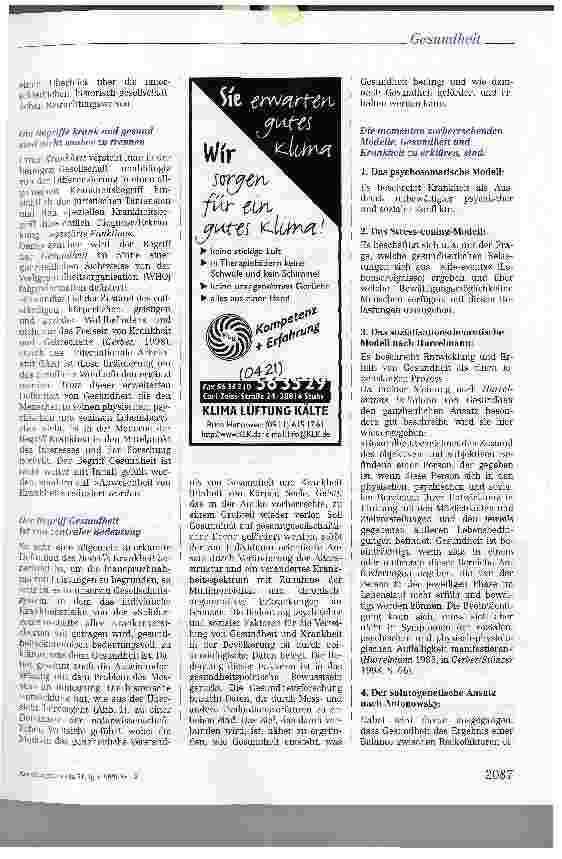 Vorschauseite 2: Ist Gesundheit messbar?