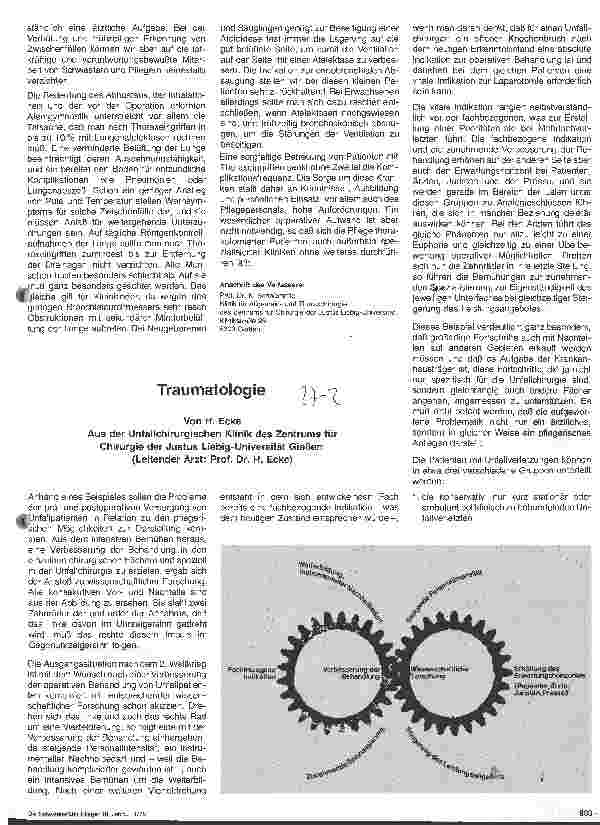 Vorschauseite 1: Traumatologie
