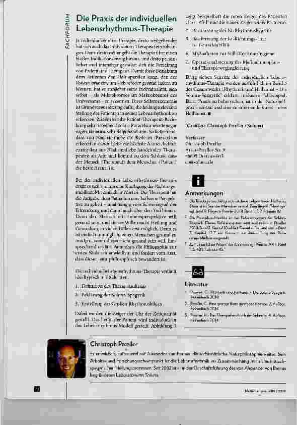 Vorschauseite 6: Rhythmik und Heilkunst: Praxis der Lebensrhythmus-Therapie