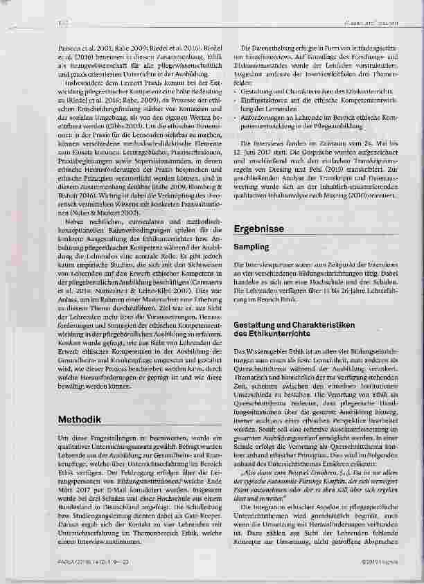 Vorschauseite 2: Ethische Kompetenz in der Pflegeausbildung