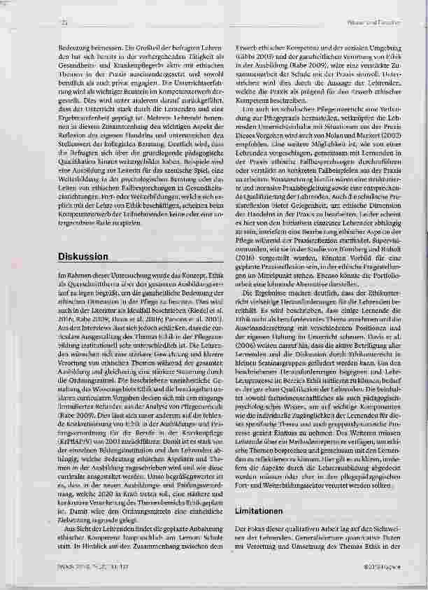 Vorschauseite 4: Ethische Kompetenz in der Pflegeausbildung