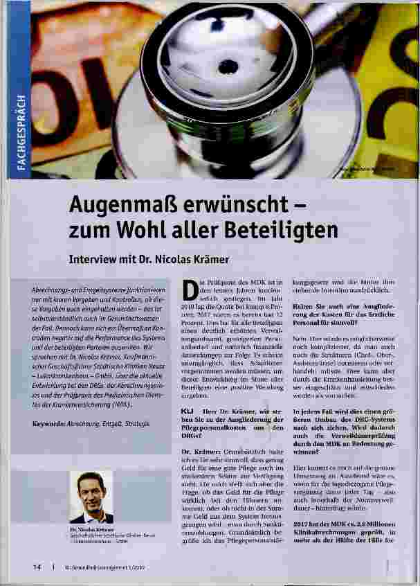 Vorschauseite 1: Augenmaß erwünscht zum Wohl aller Beteiligten
