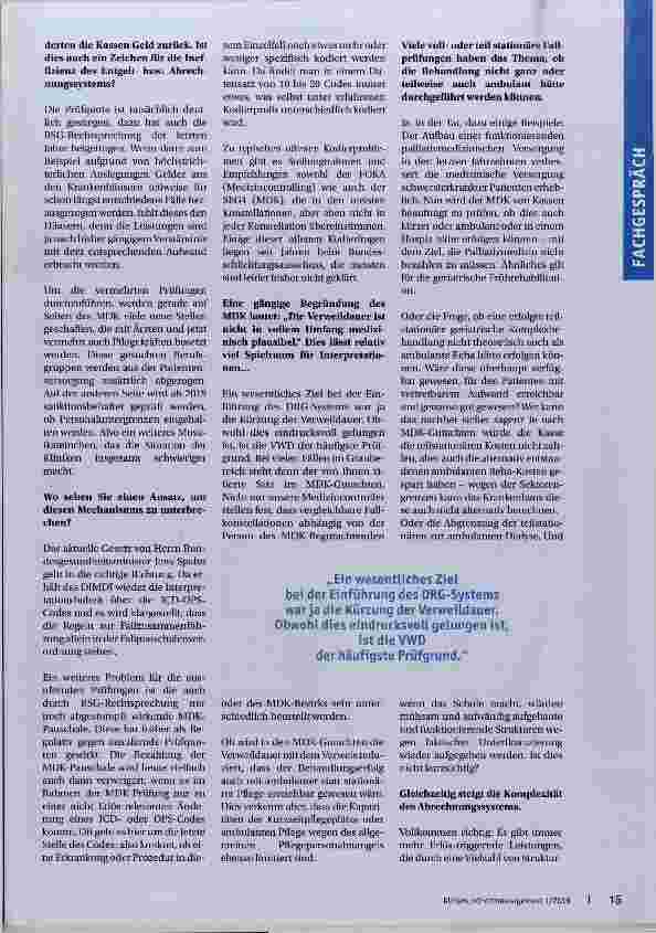 Vorschauseite 2: Augenmaß erwünscht zum Wohl aller Beteiligten