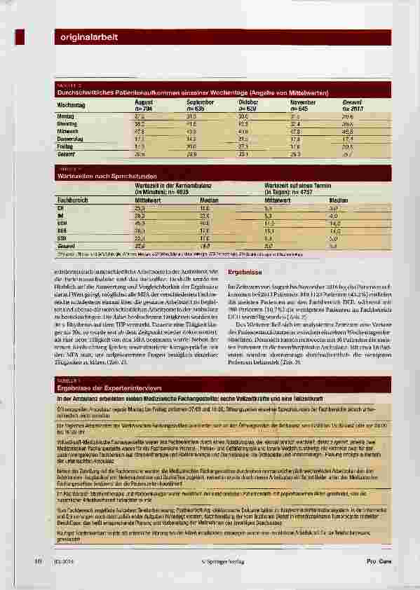 Vorschauseite 4: Prozessanalyse einer interdisziplinären onkologischen Ambulanz eines Klinikums der Maximalversorgung