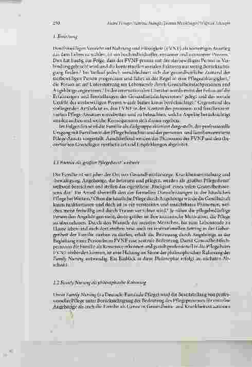 Vorschauseite 2: Zur Philosophie der personenund familienzentrierten Pflege als Ansatz für die Begleitung von Menschen beim freiwilligen Verzicht auf Nahrung und Flüssigkeit