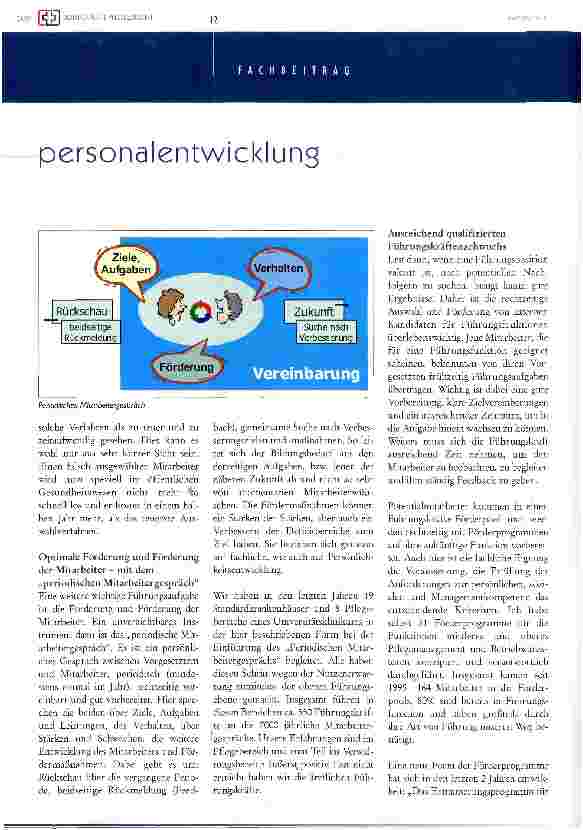 Vorschauseite 3: personalentwicklung für ein gesundheitswesen im wandel