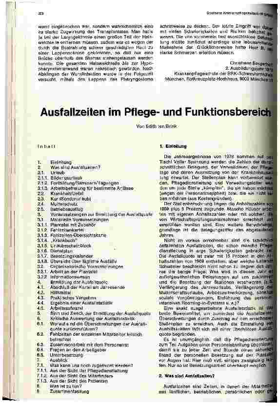 Vorschauseite 4: Die Pflege des Herrn B., eines Patienten auf der HNO-Station