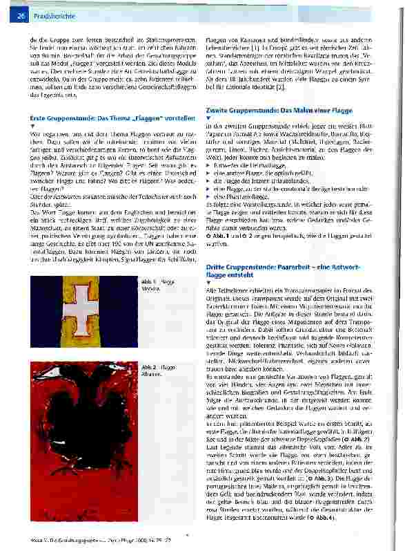 Vorschauseite 2: Die Gestaltungsgruppe - ein pflegerisches Angebot für Patienten und Patientinnen mit Migrationshintergrund
