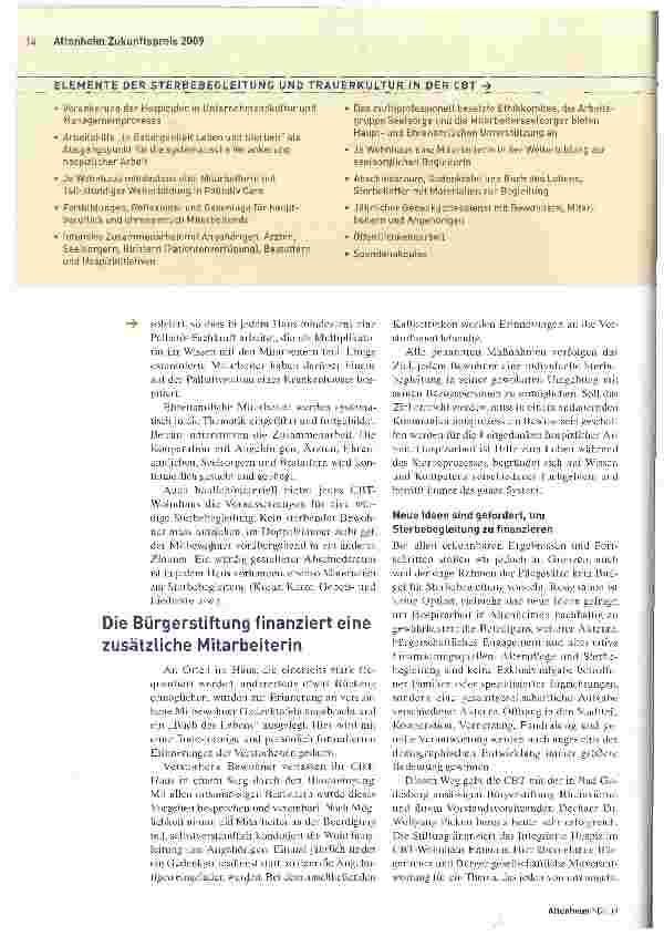 Vorschauseite 3: Sterben begleiten, heißt Leben begleiten