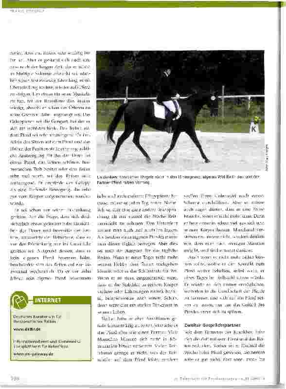 Vorschauseite 2: Welche individuelle Bedeutung hat der Reitsport für MS-Erkrankte?
