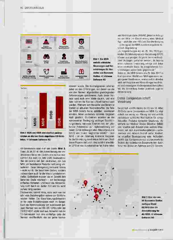 Vorschauseite 2: Die MDR aus Sicht eines Herstellers für Medizinproduktesoftware