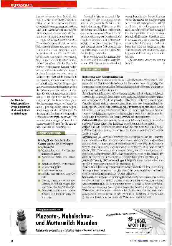 Vorschauseite 4: Sonografie mit Maß