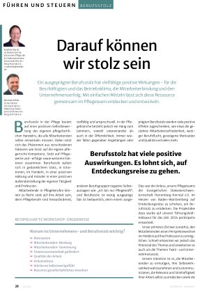 Vorschauseite 1: Darauf können wir stolz sein