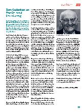 Vorschauseite 1: Zum Gedenken an Prof. Dr. med. Erich Saling.