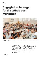 Vorschauseite 1: Engagiert unterwegs für die Würde des Menschen