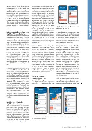 Vorschauseite 2: Digitale Anwendungen zur Begleitung von Hüft-TEP-Patienten Wie innovative Apps den Behandlungspfad optimieren