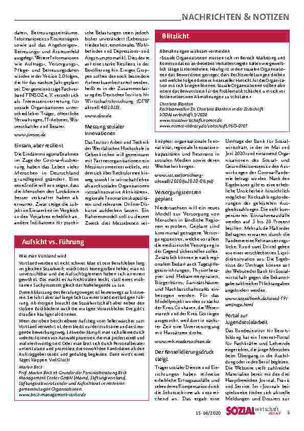 Vorschauseite 5: Wirkungsradar - Erfolge im Blick