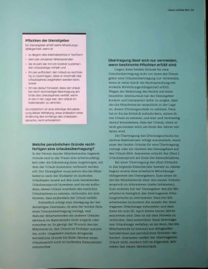 Vorschauseite 2: Wann erlischt der Urlaubsanspruch?