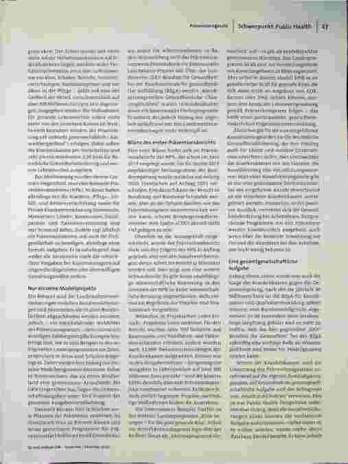 Vorschauseite 2: Nicht mehr als „Projektitis“?