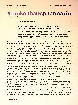 Vorschauseite 1: Auswirkungen der Krankenhausreform und des Lieferkettengesetzes auf die Arzneimittelversorgung