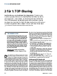 Vorschauseite 1: 2 für 1: TOP-Sharing