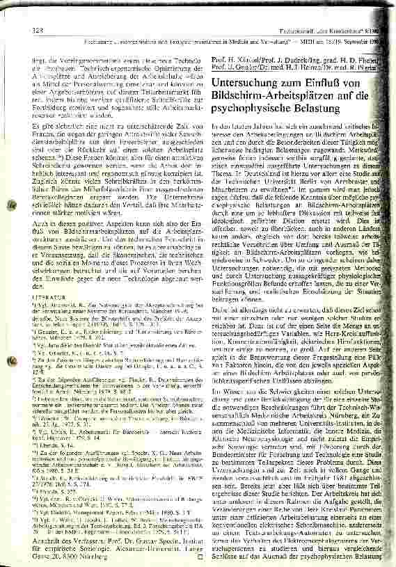 Vorschauseite 5: Untersuchung zum Einfluß von Bildschirmarbeitsplätzen auf die Arbeitsplatzstruktur aus soziologisch-ökonomischer Sicht