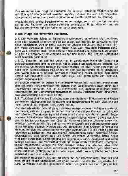 Vorschauseite 4: Syndrom Verwirrtheit - Aufgaben für das Pflegepersonal 2.Teil