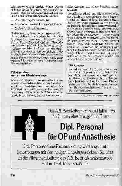 Vorschauseite 2: Neue Personalpolitik ist unabdingbar!