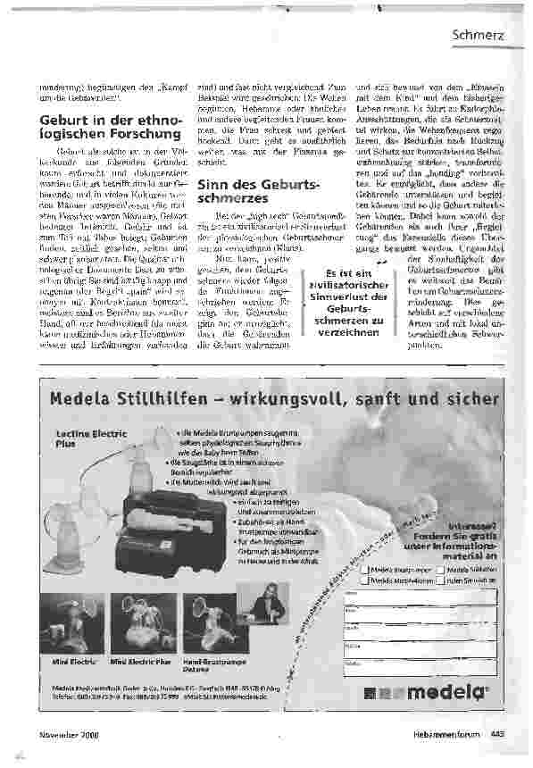 Vorschauseite 2: REGELN RITUALE REZEPTEGEBURTSSCHMERZ AUS ETHNOLOGISCHER SICHT