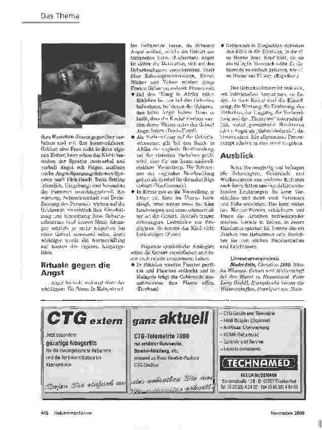 Vorschauseite 5: REGELN RITUALE REZEPTEGEBURTSSCHMERZ AUS ETHNOLOGISCHER SICHT