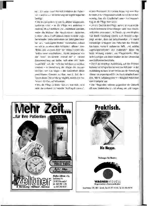 Vorschauseite 2: Krise und Aufbruch in der professionellen Pflege