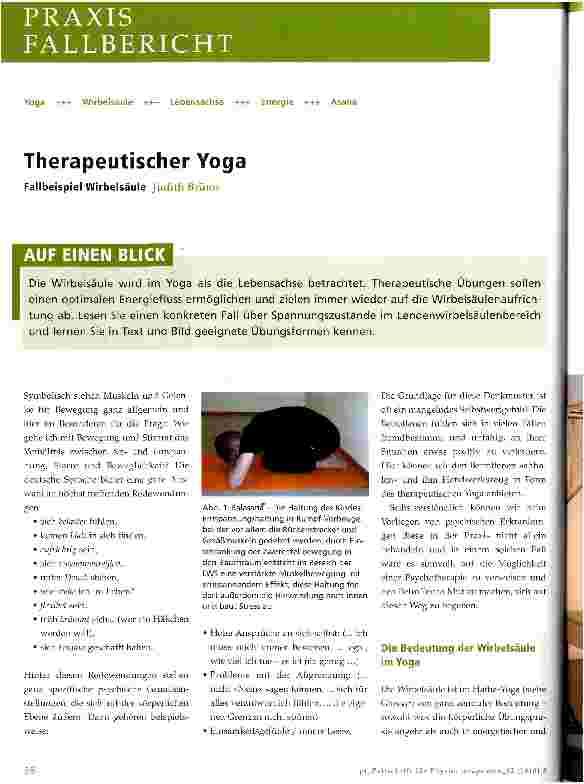 Vorschauseite 1: Therapeutischer Yoga