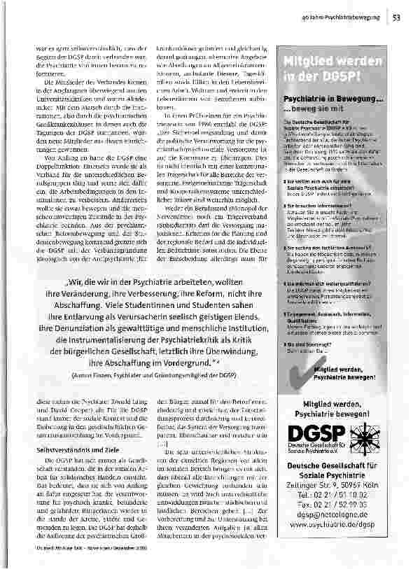 Vorschauseite 2: Psychiatrie in Bewegung
