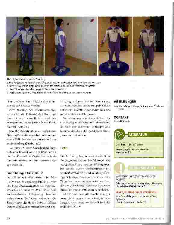 Vorschauseite 4: Schwindeltraining - eine evidenzbasierte Therapie