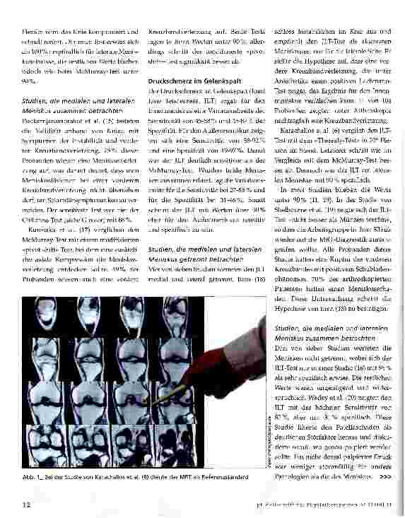 Vorschauseite 5: Differenzialdiagnostik bei Meniskusverletzungen