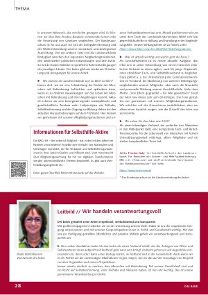 Vorschauseite 4: Wir sind bvkm – Landesverband des bvkm sein