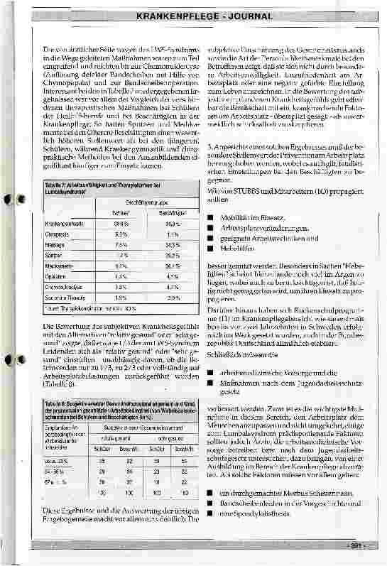 Vorschauseite 5: Aspekte der Belastung und Beanspruchung des Stützund Bewegungsapparates beim Klinikpersonal