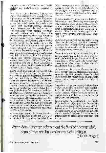 Vorschauseite 2: Das Gesundheitswesen von morgen: Synergien statt Ausweglosigkeit