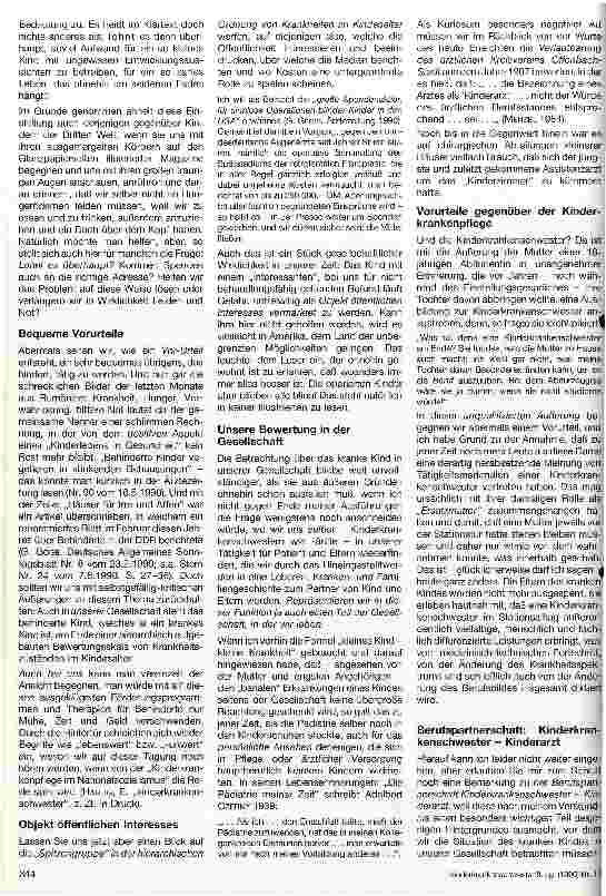 Vorschauseite 3: Das kranke Kind in unserer Gesellschaft
