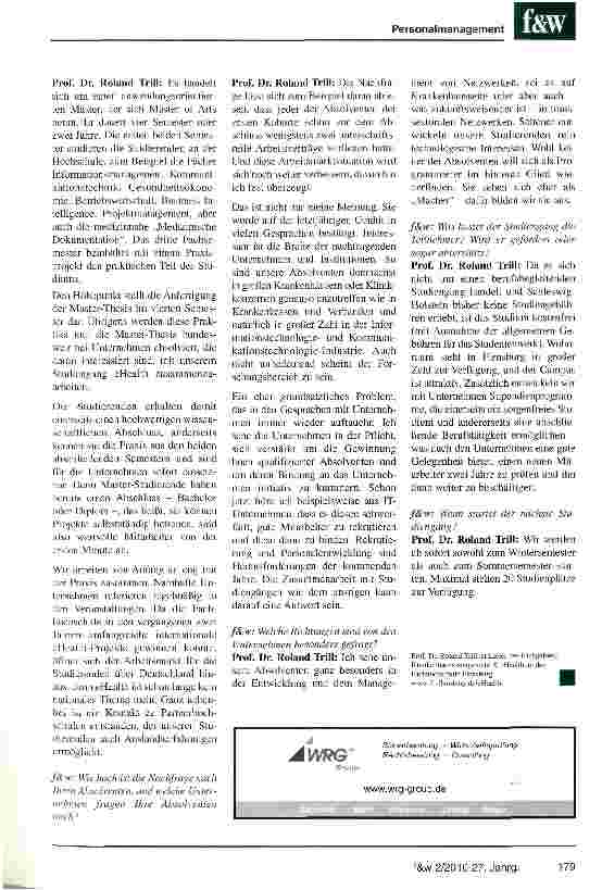 Vorschauseite 2: „Der eHealth-Markt wird um elf Prozent wachsen