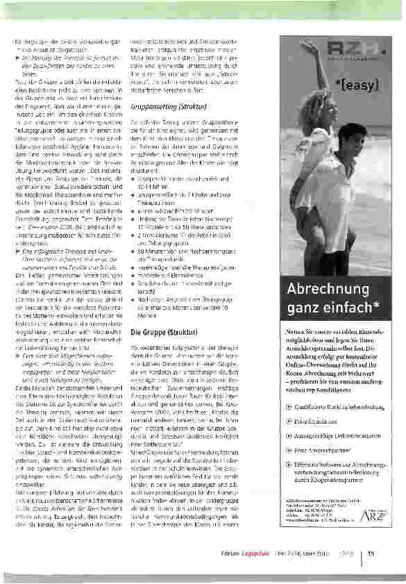 Vorschauseite 4: Die Hamburger Gruppentherapie für stotternde Kinder