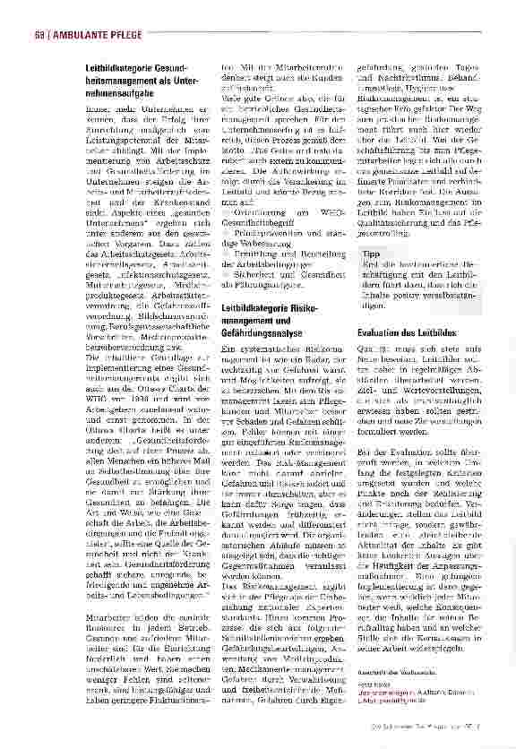 Vorschauseite 4: Unser Leitbild - Spannungsfeld zwischen Altem und Neuem