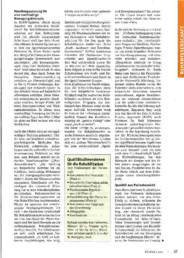 Vorschauseite 2: Auf die Patienten kommt es an
