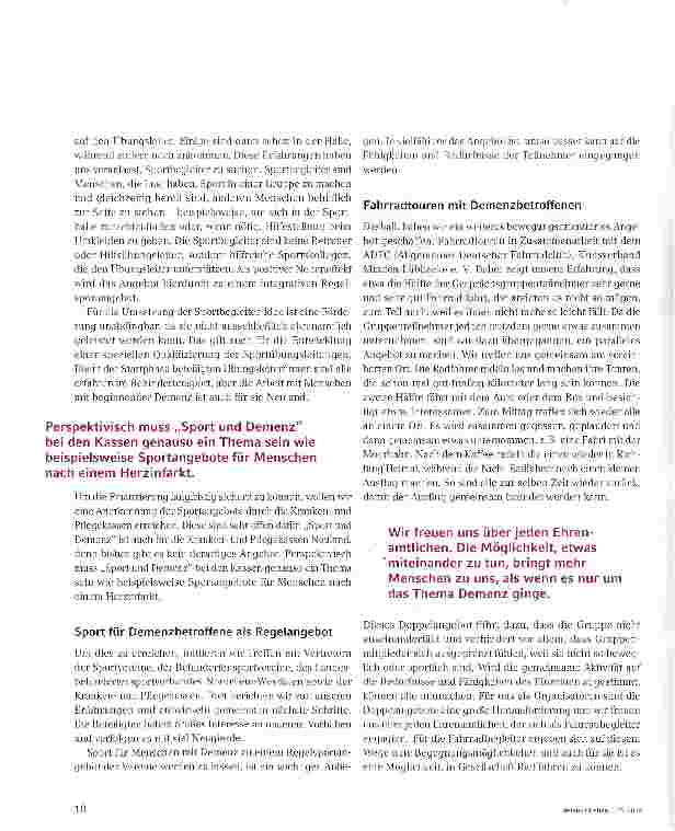 Vorschauseite 3: Sport als Teil des Lebens