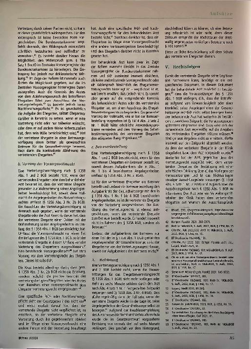 Vorschauseite 3: Die Ehegattenvertretung - Weiterentwicklung oder Systembruch?