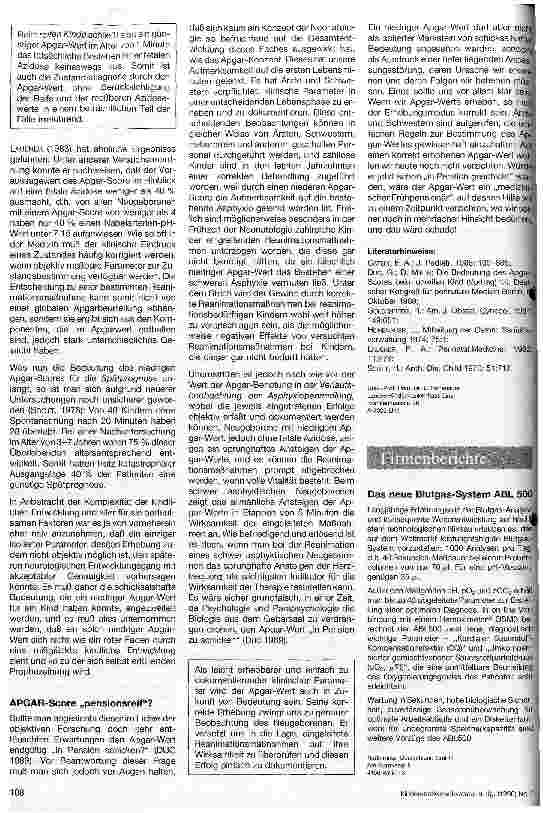 Vorschauseite 2: APGAR - ade?
