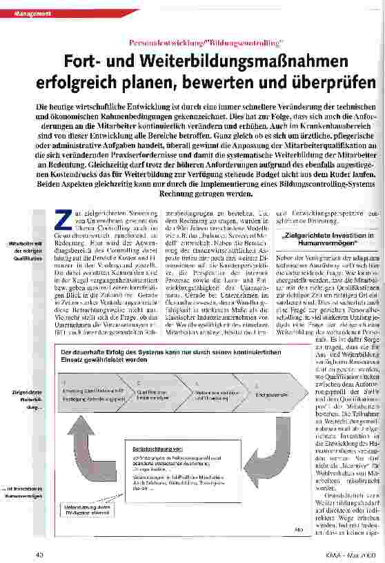 Vorschauseite 1: Fortund Weiterbildungsmaßnahmen erfolgreich planen, bewerten und überprüfen